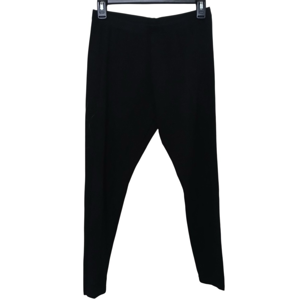 J. Jill Womens Black Pima Cotton Lycra Spandex Ankle Leggings Size S RN 97641